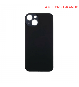 Tapa Batería Back Cover Agujero Grande para Iphone 13 A2482 Negro