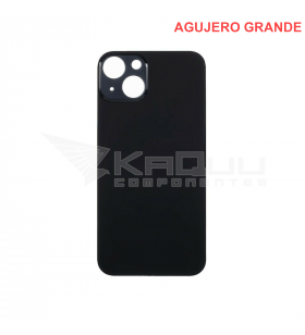 Tapa Batería Back Cover Agujero Grande para Iphone 13 A2482 Negro