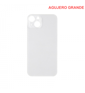 Tapa Batería Back Cover Agujero Grande para Iphone 13 A2482 Blanco