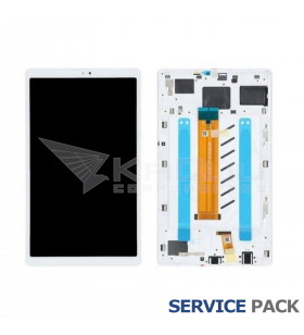 Pantalla Lcd para Samsung Galaxy Tab A7 Lite 2021 Marco Blanco T220 T225 GH81-20633A Service Pack
