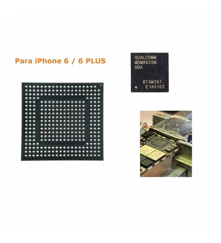 Ic Chip Modem MDM9625 MDM9625M U_bb_rf para Iphone 6 6+ Bga Baseband Plus