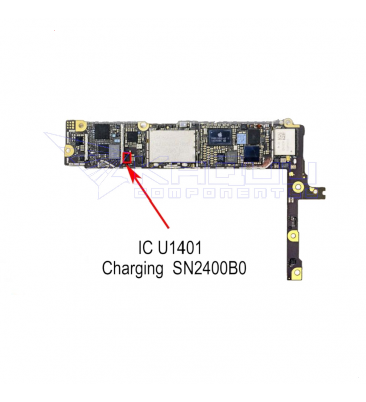 Ic Chip Carga Usb Tigris SN2400B0 U1401 para Iphone 5S / Iphone 6 / Iphone 6 Plus