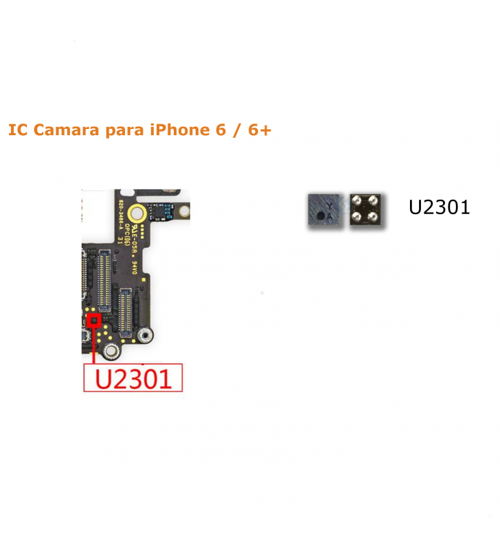 Ic Chip Módulo Alimentación Camaras U2301 para Iphone 6 / 6+ Plus Camara