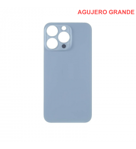 Tapa Batería Back Cover Agujero Grande para Iphone 13 Pro A2483 Azul