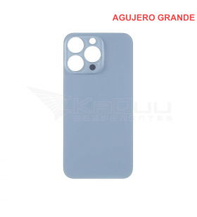 Tapa Batería Back Cover Agujero Grande para Iphone 13 Pro A2483 Azul