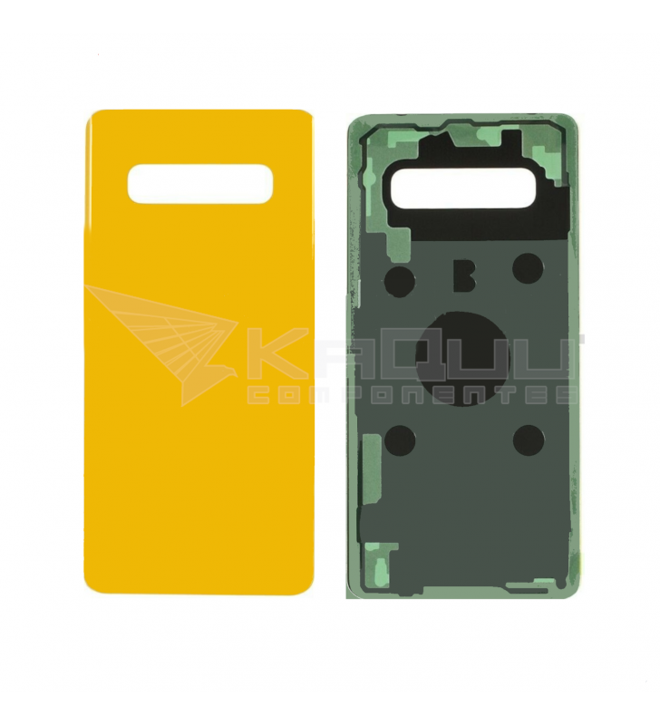 Tapa Bateria Back Cover para Galaxy S10 G973 Amarillo Amarilla Yellow