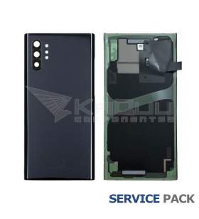 Tapa Batería Back Cover para Galaxy Note 10 Plus N975F Aurora Negro GH82-20588A Service Pack