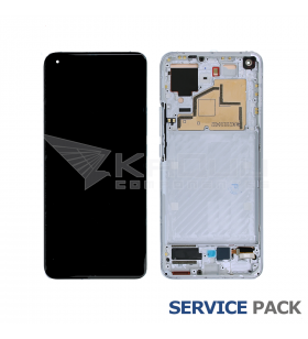 Pantalla Xiaomi Mi 11 5G Plata con Marco Lcd M2011K2C 56000700K200 Service Pack