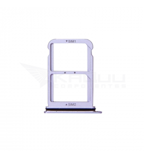 Soporte Bandeja Sim / Micro Sd para Huawei P20 EML-L29 Purpura