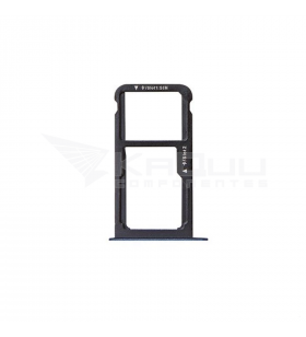 Soporte Bandeja Sim / Micro Sd para Huawei P10 Lite Azul