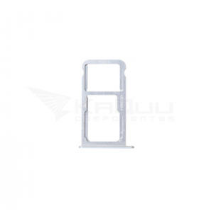 Soporte Sim Sd para Huawei P10 Plus VKY-L09 Porta Tarjeta Bandeja Guia Plata