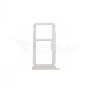 Soporte Bandeja Sim / Micro Sd para Huawei P10 VTR-L09 Plata