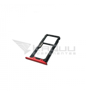 Soporte Bandeja Sim / Micro Sd para Huawei Nova 2S Rojo
