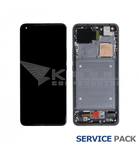 Pantalla Xiaomi Mi 11 Ultra Negro con Marco Lcd M2102K1G 56000300K100 Service Pack