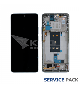 Pantalla Xiaomi 11T / 11T Pro Plata con Marco Lcd 21081111RG 560003K11R00 Service Pack