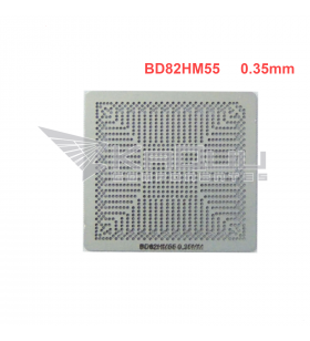 Plantilla Reballing BD82HM55 SLG2ZS Bga 0.35MM Chipset Stencil Ic Chip