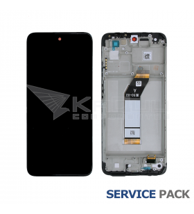 Pantalla Xiaomi Redmi 10 2021 Tarnish Negro con Marco Lcd 21061119AG 560002K19A00 Service Pack